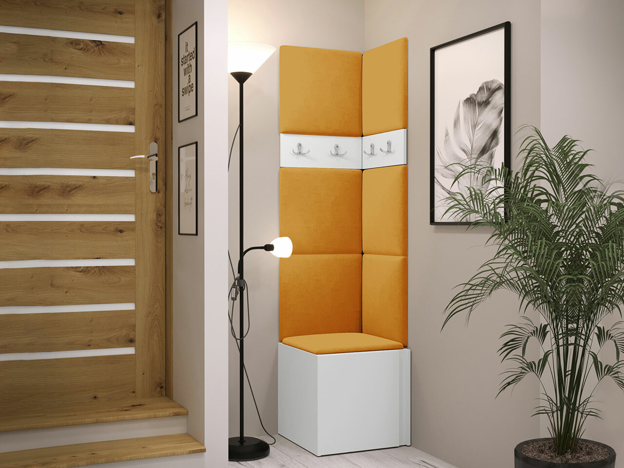 Esikukomplekt Hartford 347 (Valge)