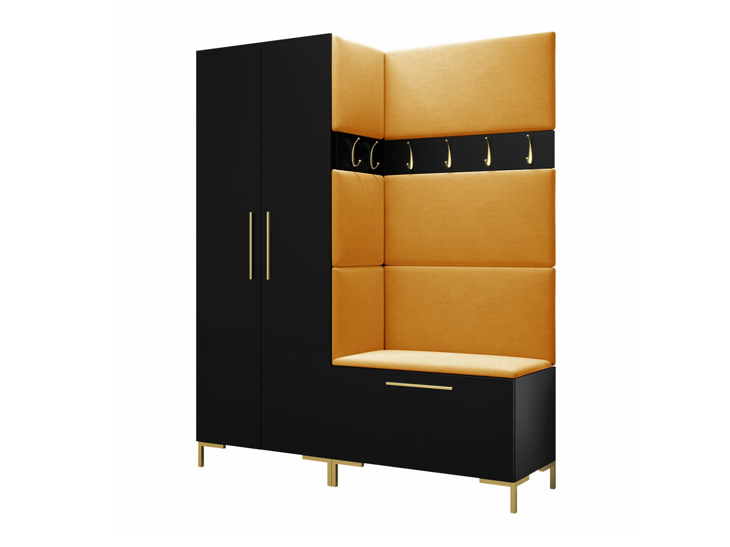 Esikukomplekt Tivsoa 100 (Must)