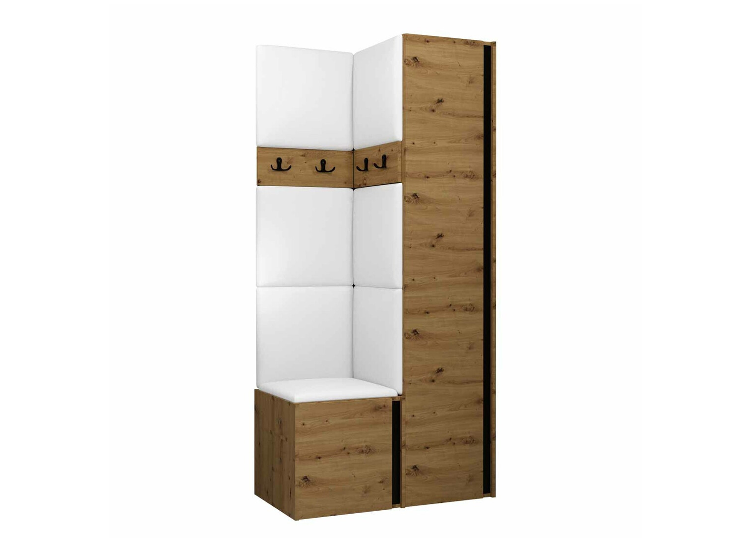 Esikukomplekt Hartford 348 (Artisan tamm + Must)