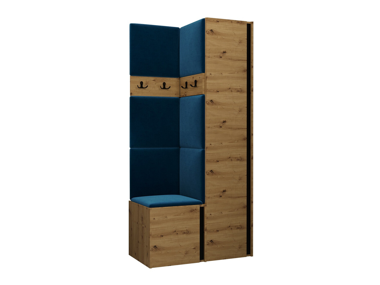 Esikukomplekt Hartford 348 (Artisan tamm + Must)