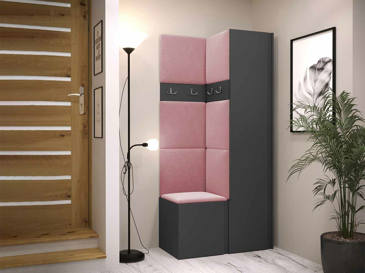 Esikukomplekt Hartford 348 (Grafiit)