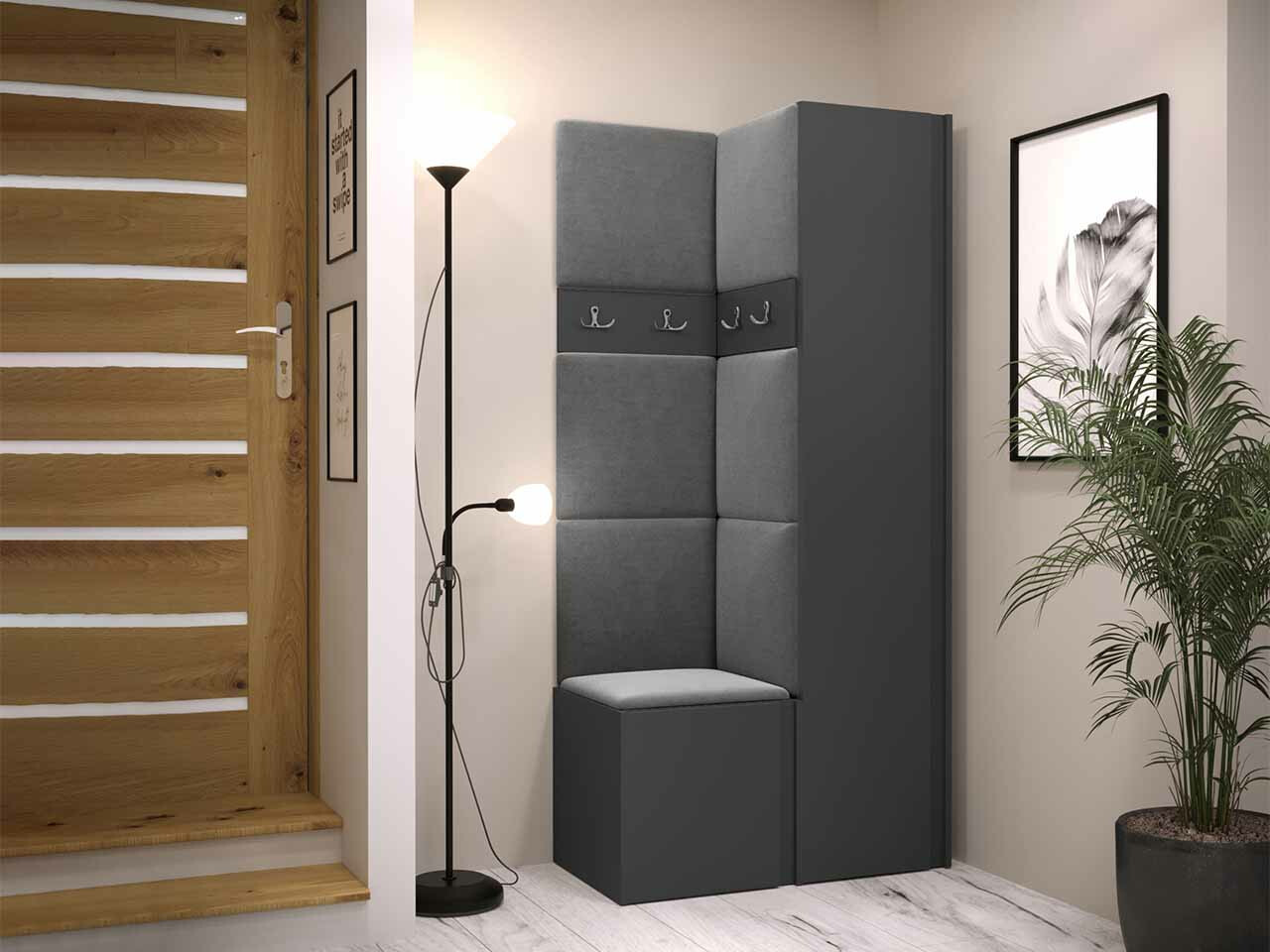 Esikukomplekt Hartford 348 (Grafiit)