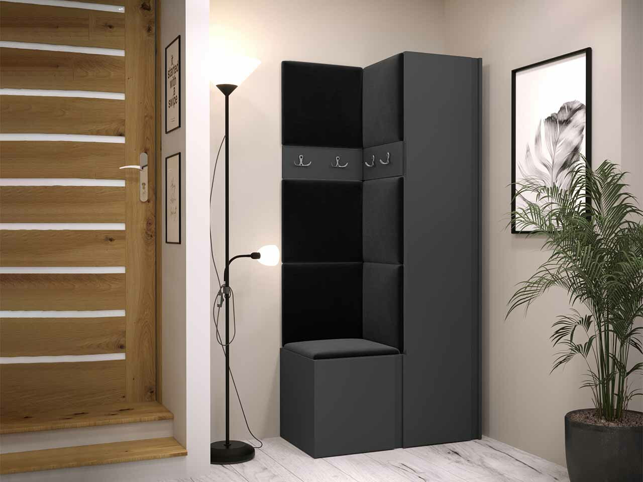 Esikukomplekt Hartford 348 (Grafiit)