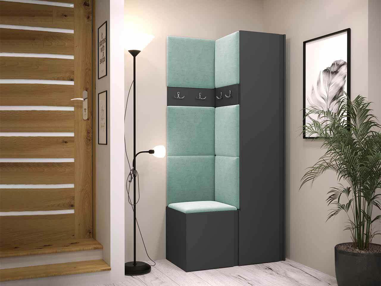 Esikukomplekt Hartford 348 (Grafiit)