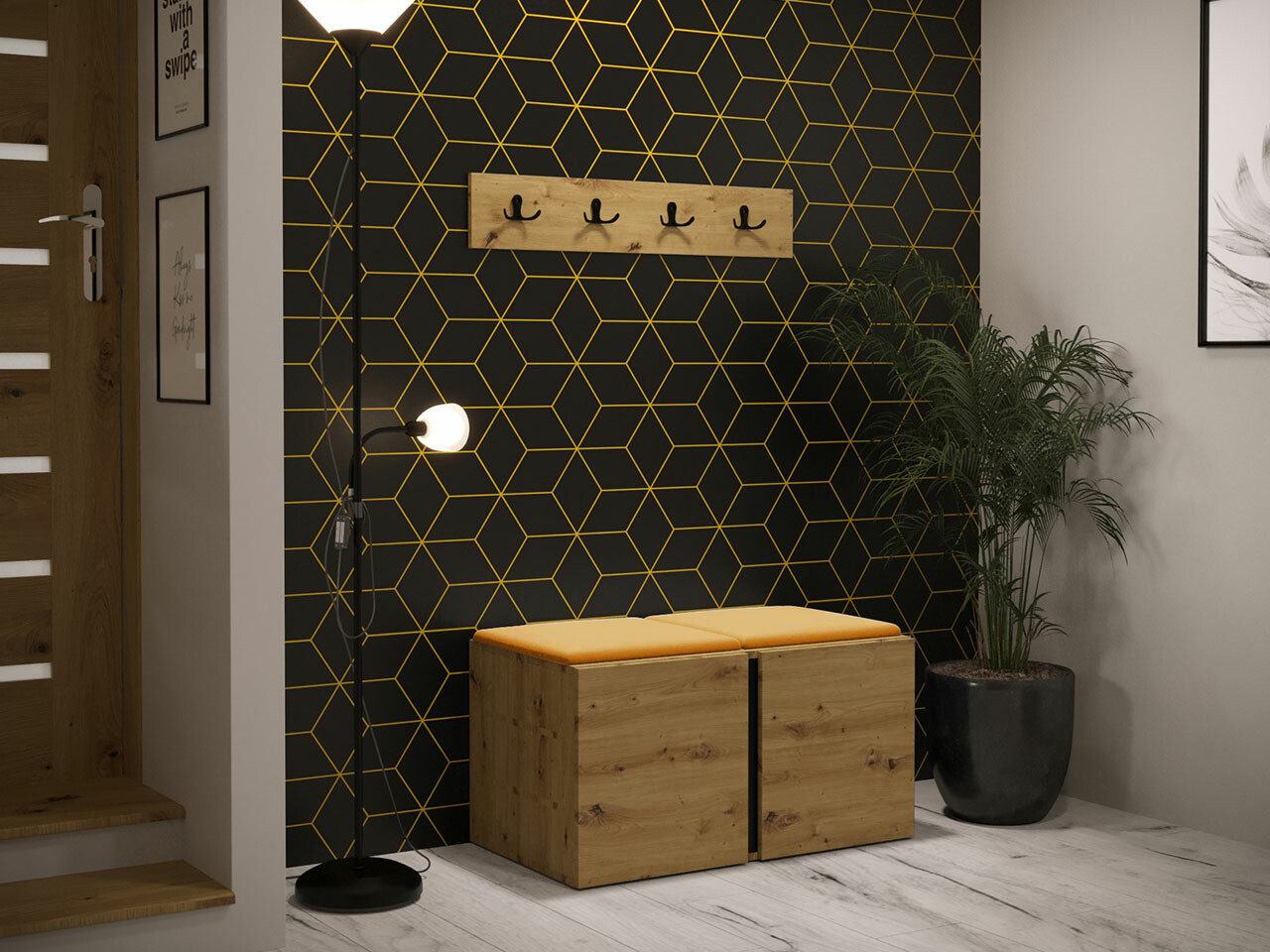 Esikukomplekt Hartford 275 (Artisan tamm)