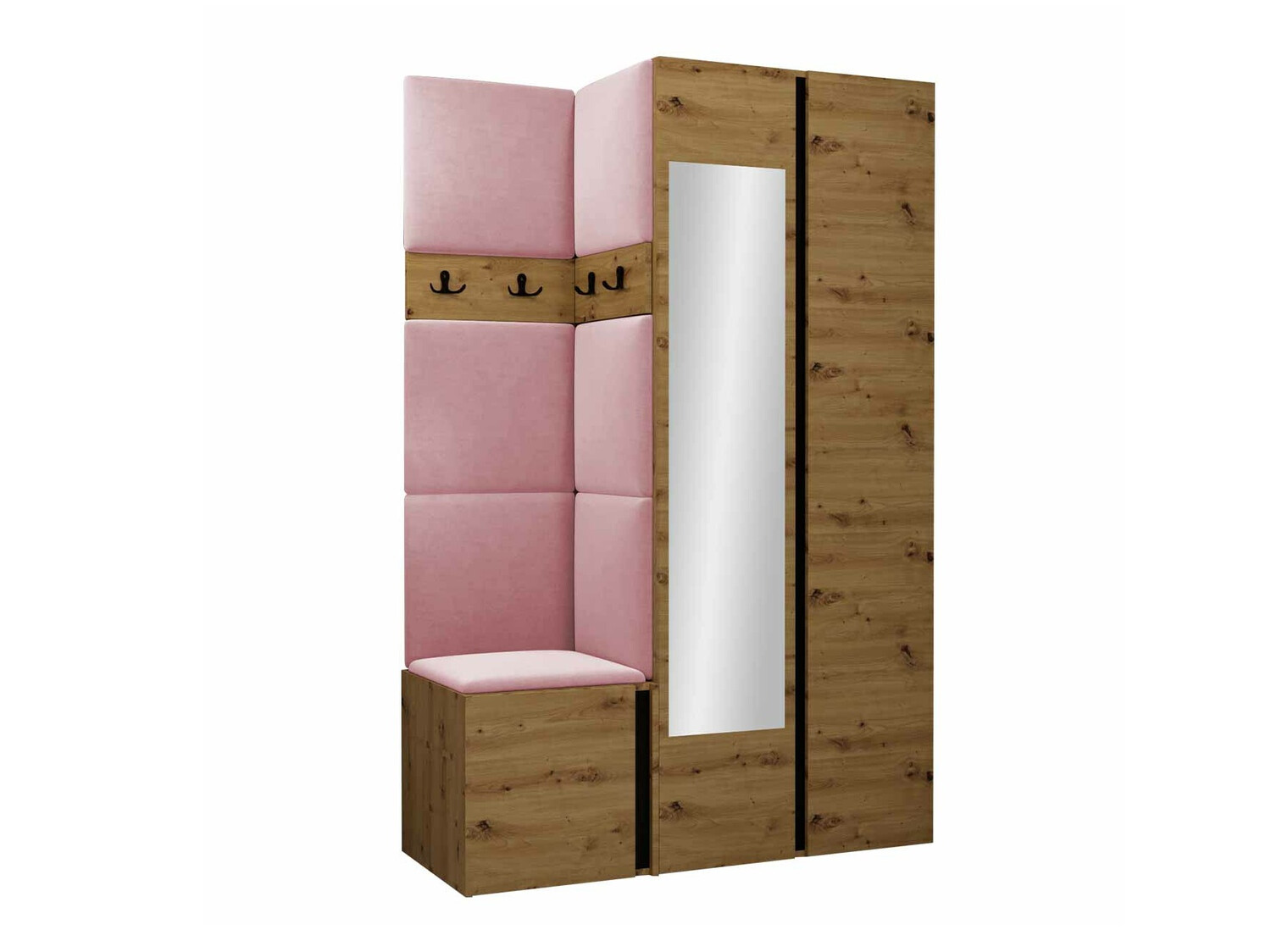 Esikukomplekt Hartford 350 (Artisan tamm + Must)