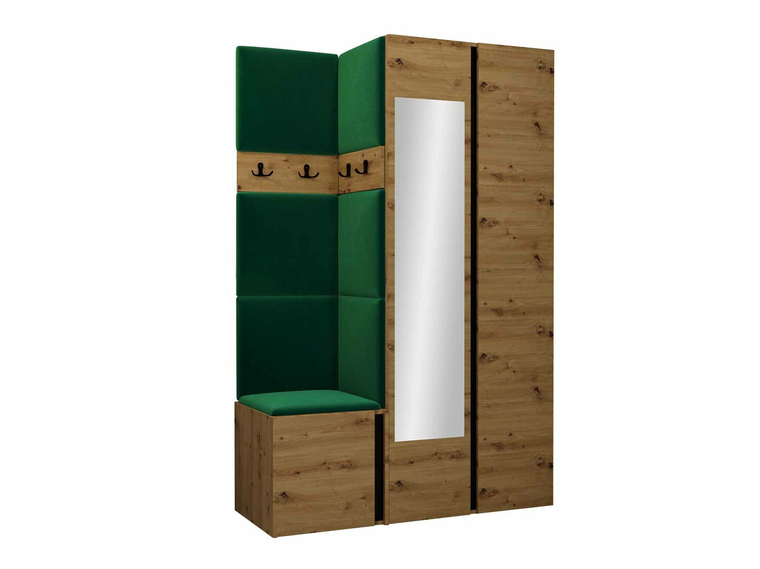 Esikukomplekt Hartford 350 (Artisan tamm + Must)