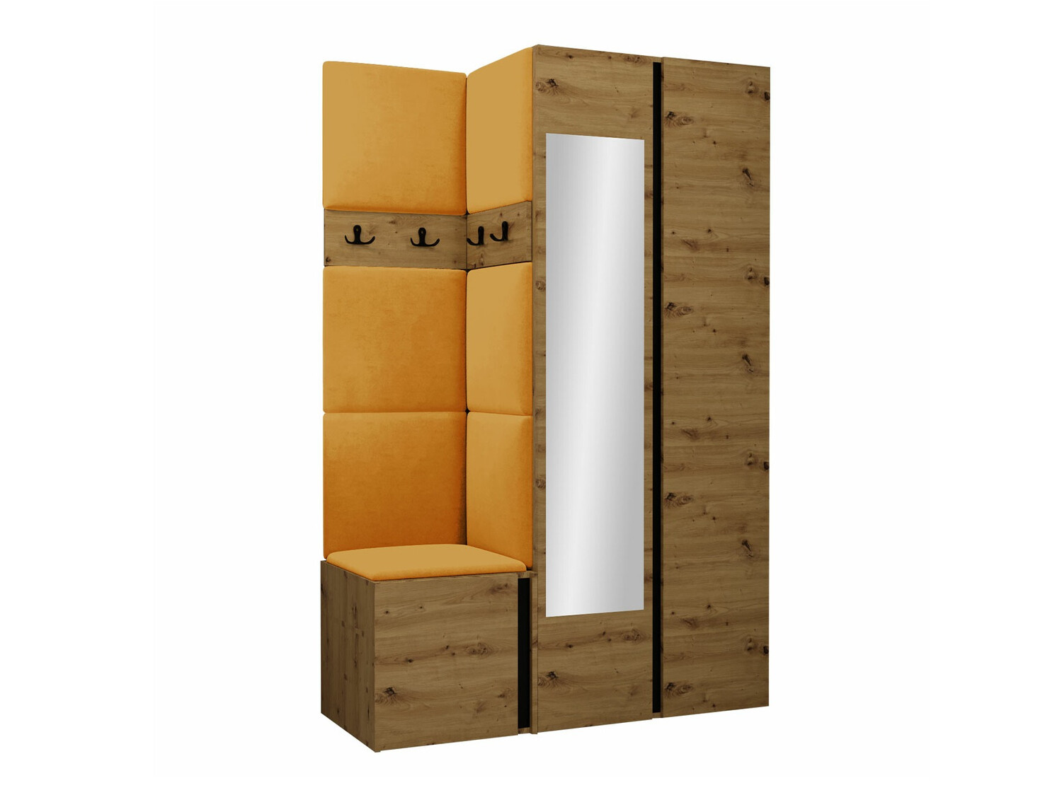 Esikukomplekt Hartford 350 (Artisan tamm + Must)