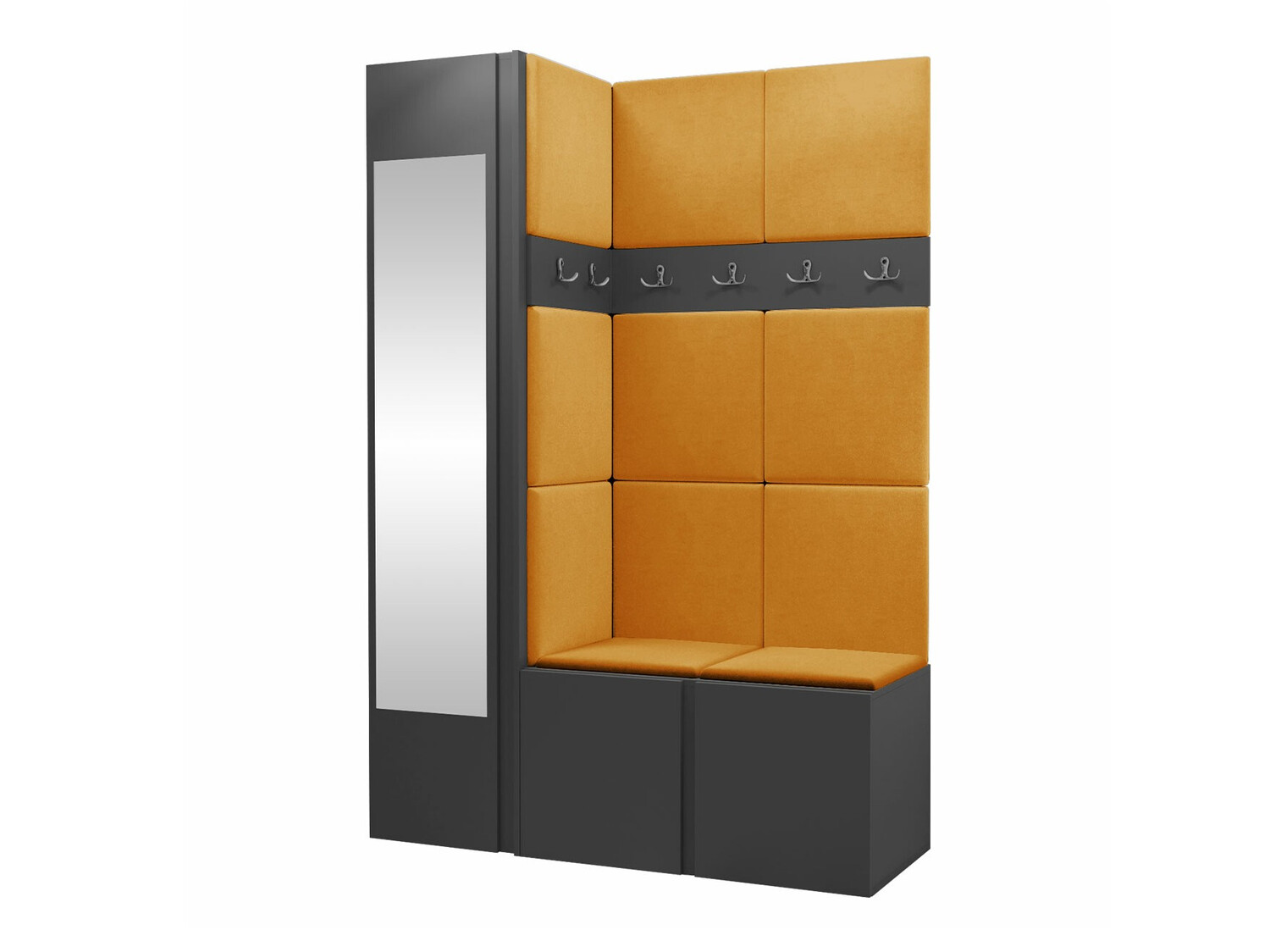 Esikukomplekt Hartford 277 (Grafiit)