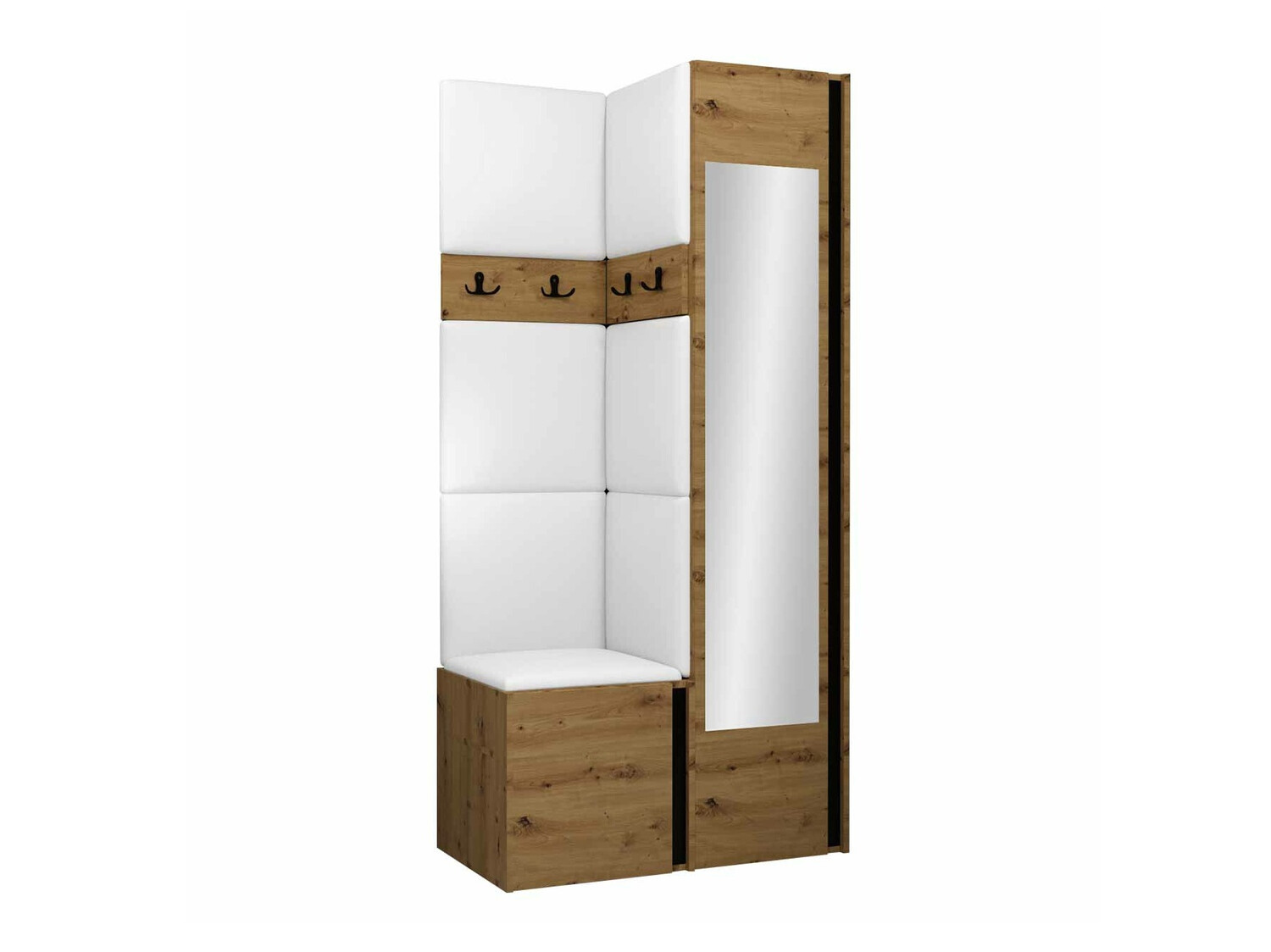 Esikukomplekt Hartford 354 (Artisan tamm + Must)