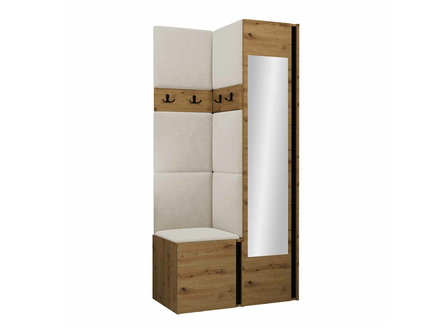 Esikukomplekt Hartford 354 (Artisan tamm + Must)