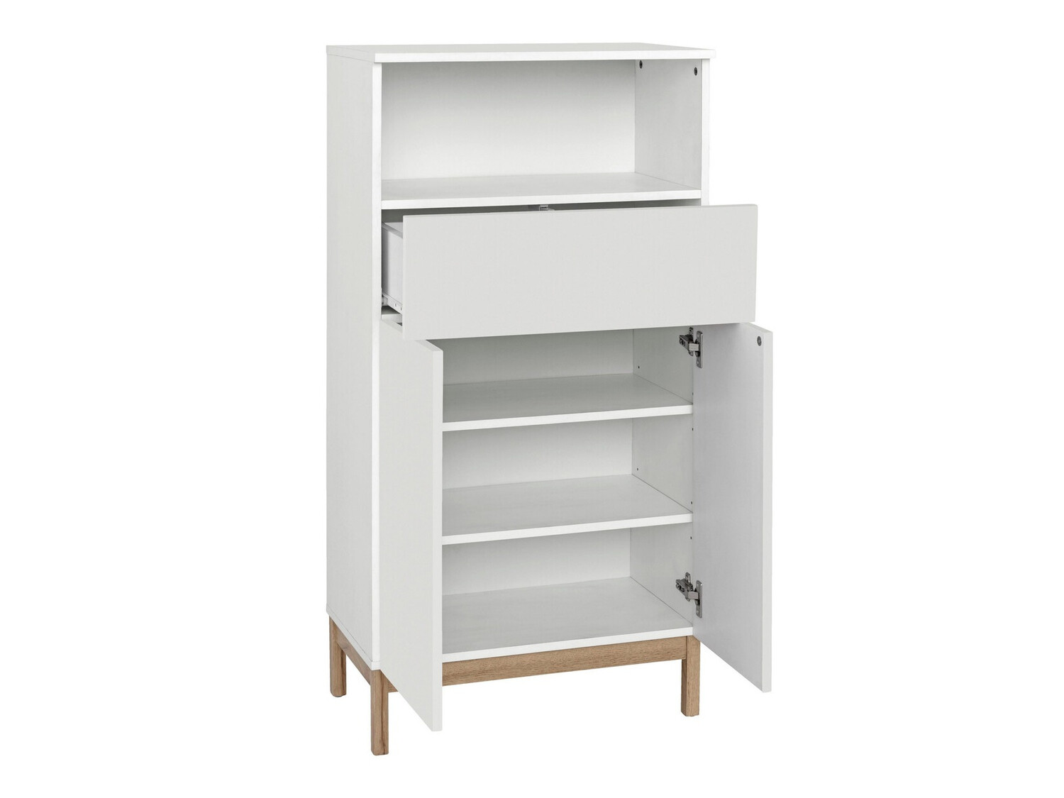 Vannitoa põrandakapp Tolcami 104 (Valge + Tamm)