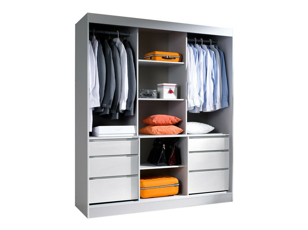 Riidekapp Toledo 120 (Valge)