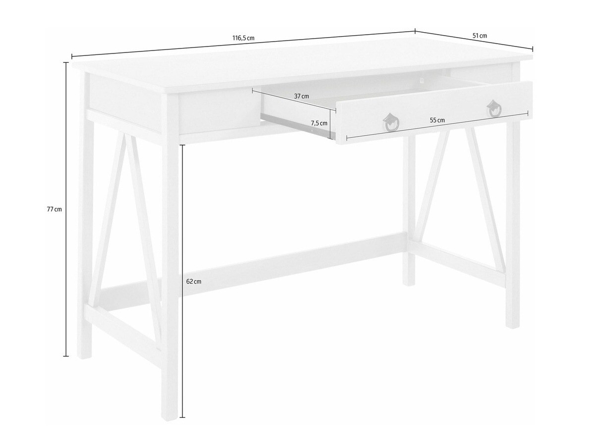 Kirjutuslaud Denton 421 (Helepruun)