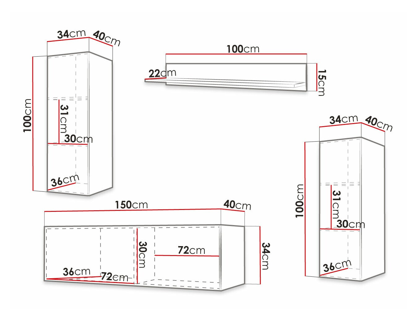 Elutoa komplekt Elblaru 113 (Must)