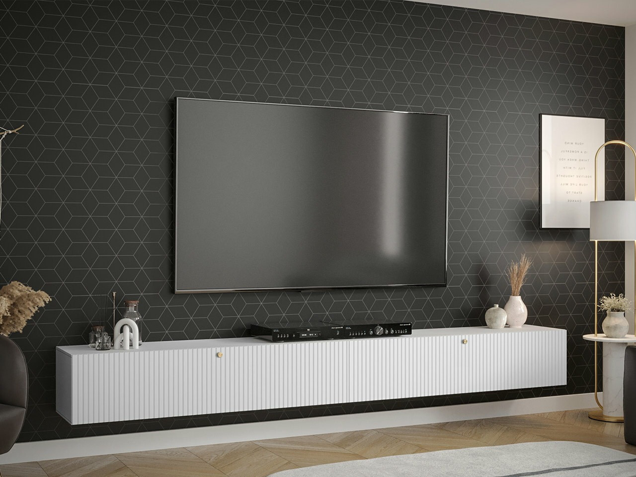TV-alus Anulio II (Valge)