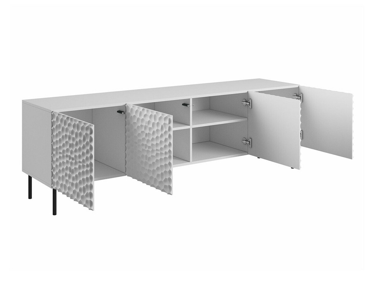 TV-alus Charlotte 171 (Must + Kuldne)