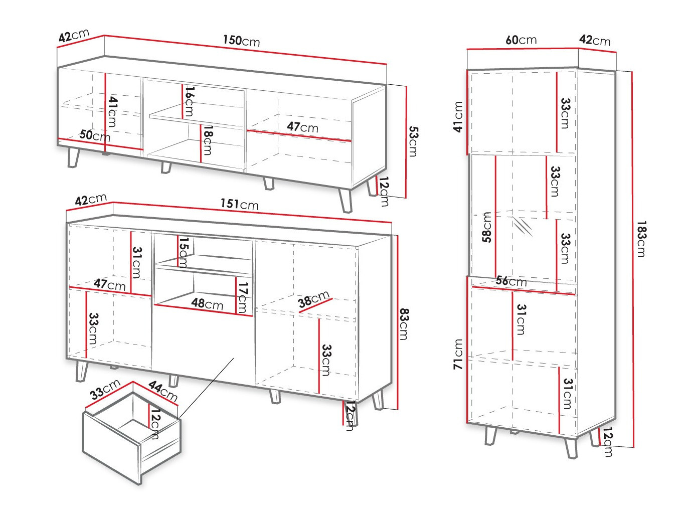 Elutoa komplekt Comes I (Must + Wotani tamm)