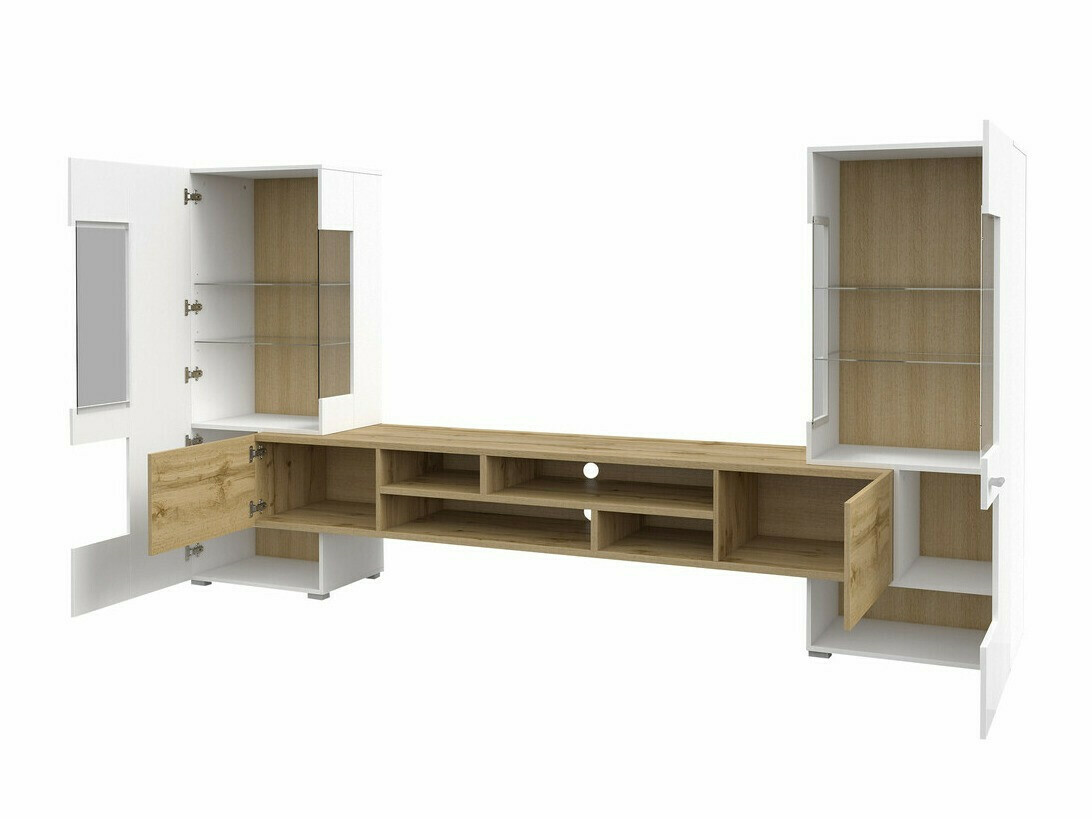 Elutoa komplekt Mondalo 105 (Wotani tamm + Läikiv valge)