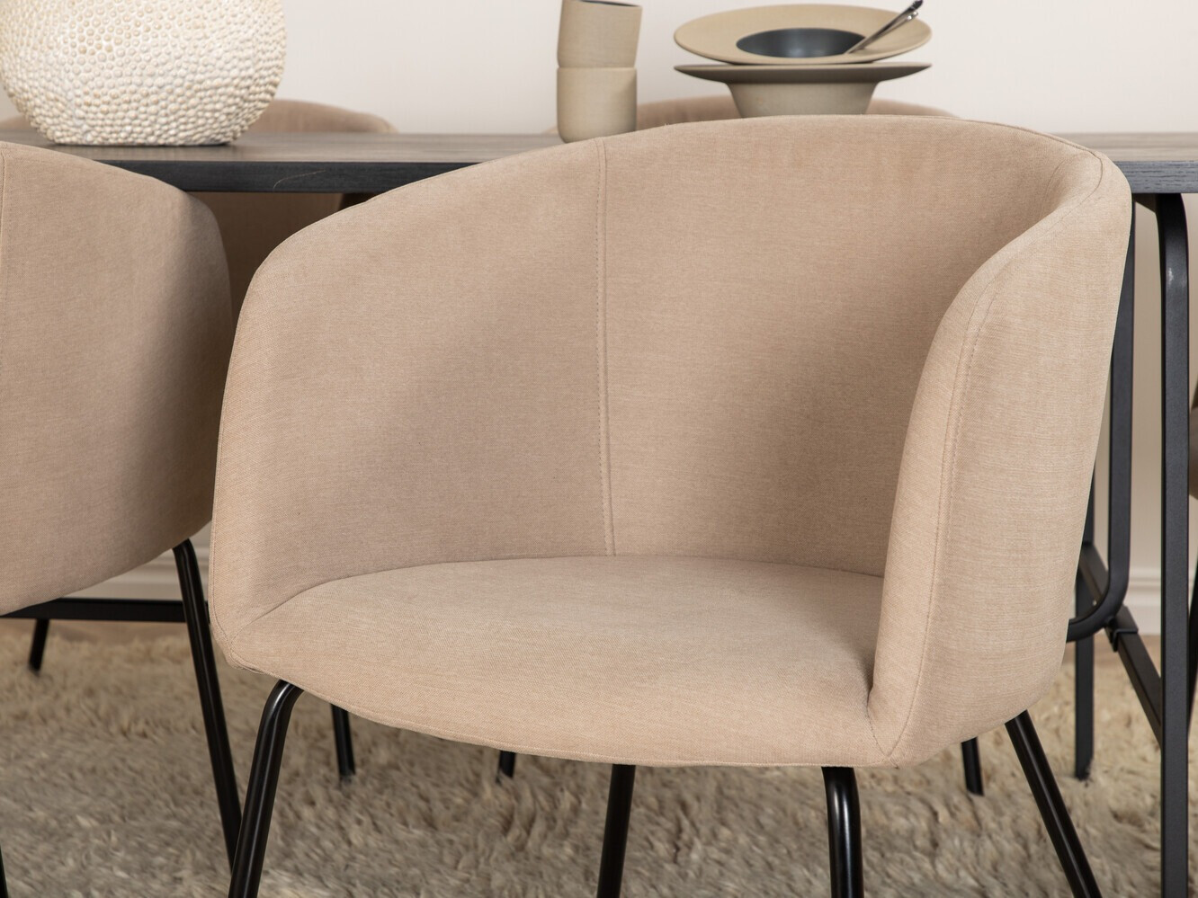 Söögitoakomplekt Dallas 2794 (Beež + Must)