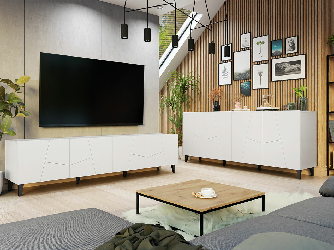 Elutoa komplekt Charlotte 182 (Valge + Must)