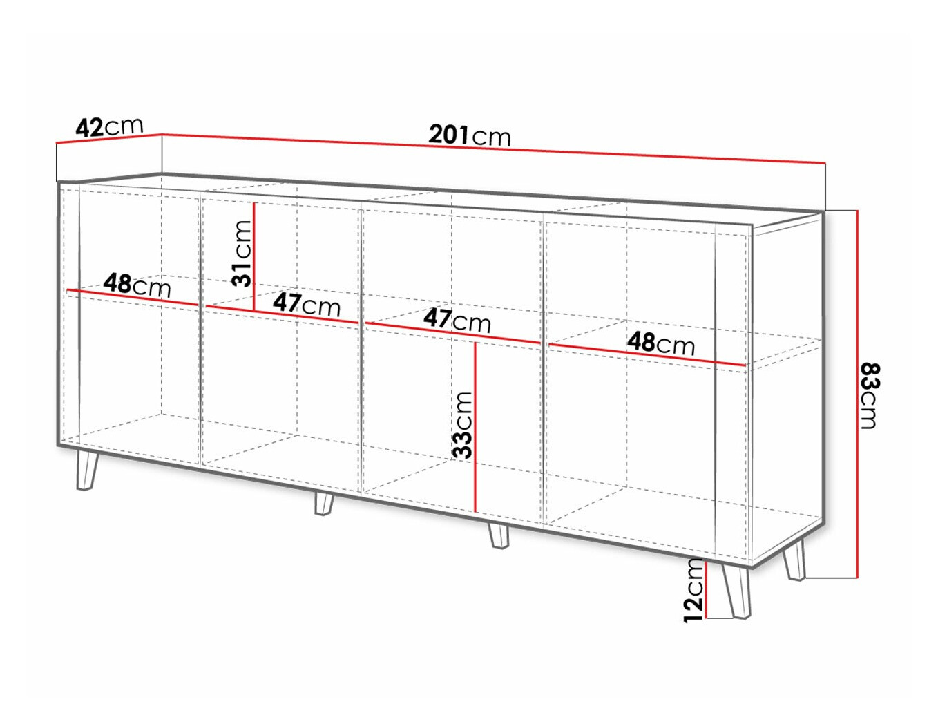 Kapp Charlotte 183 (Valge + Craft tamm)
