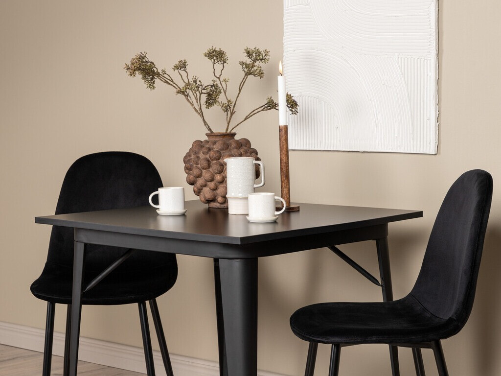 Söögitoakomplekt Dallas 3353 (Must)