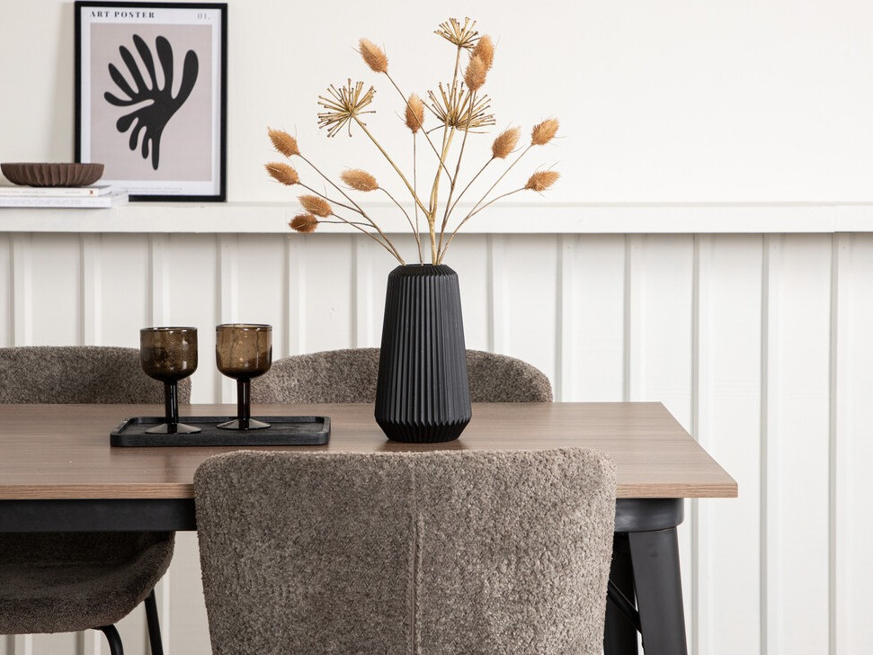 Söögitoakomplekt Dallas 3363 (Pruun + Must)