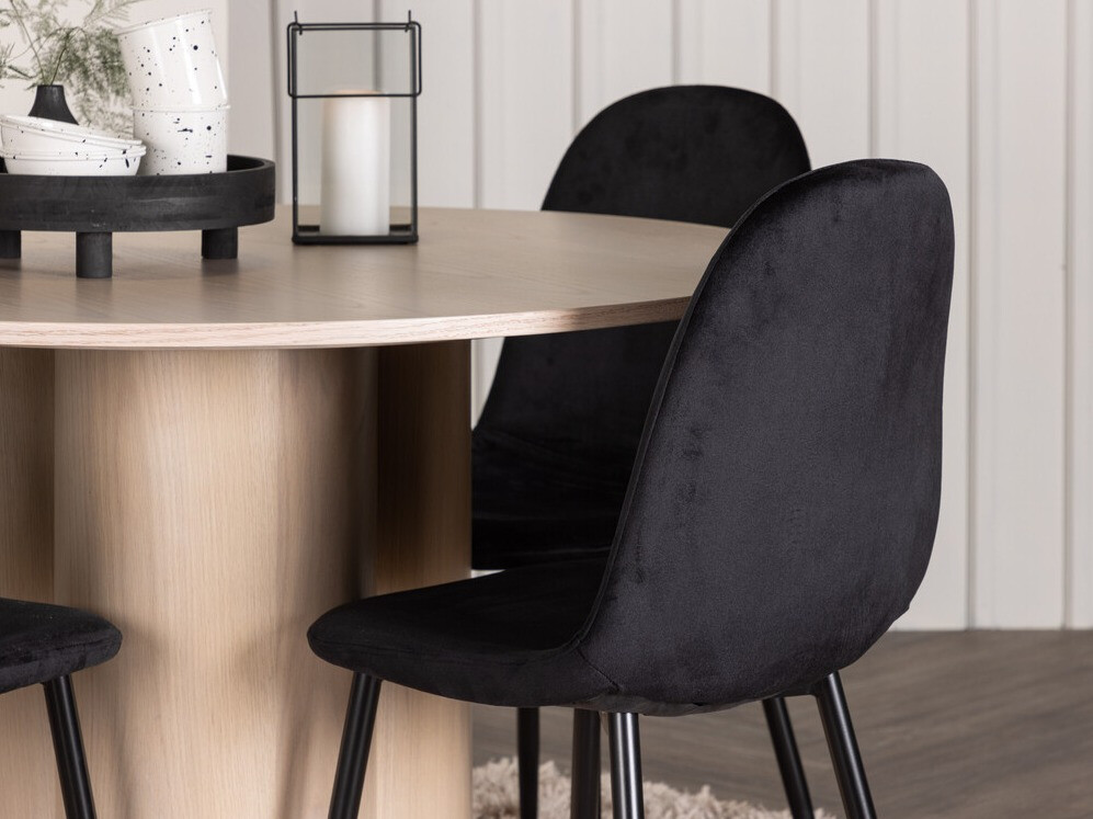 Söögitoakomplekt Dallas 3401 (Must)