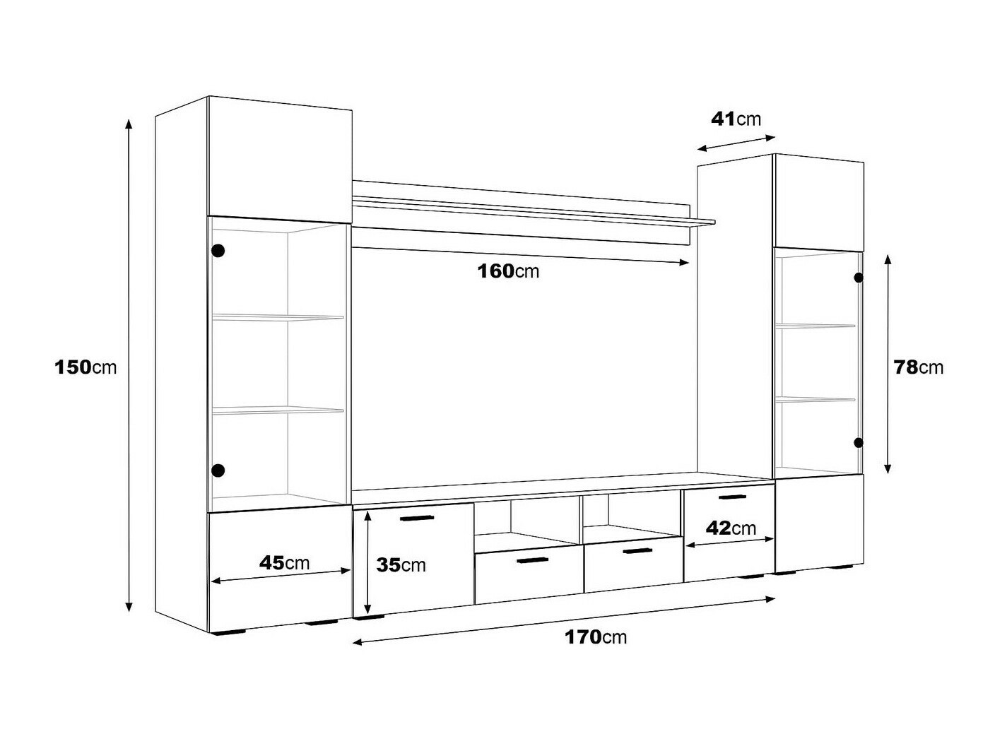 Elutoa komplekt Springfield 274 (Valge + Läikiv valge)