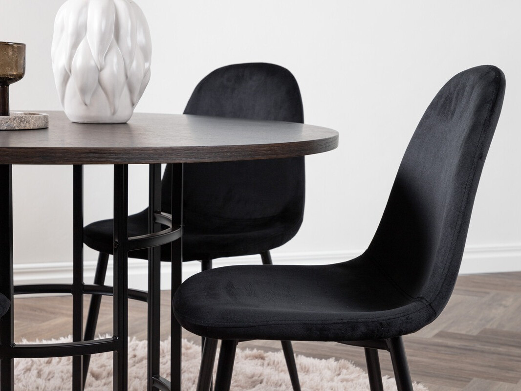 Söögitoakomplekt Dallas 3446 (Must)