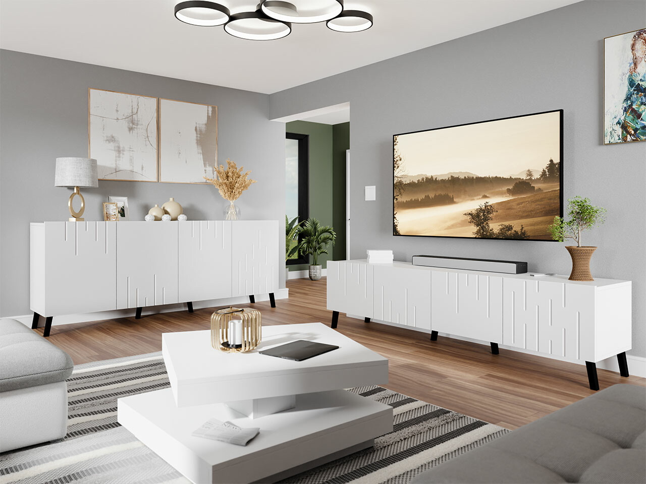 Elutoa komplekt Charlotte 212 (Valge)