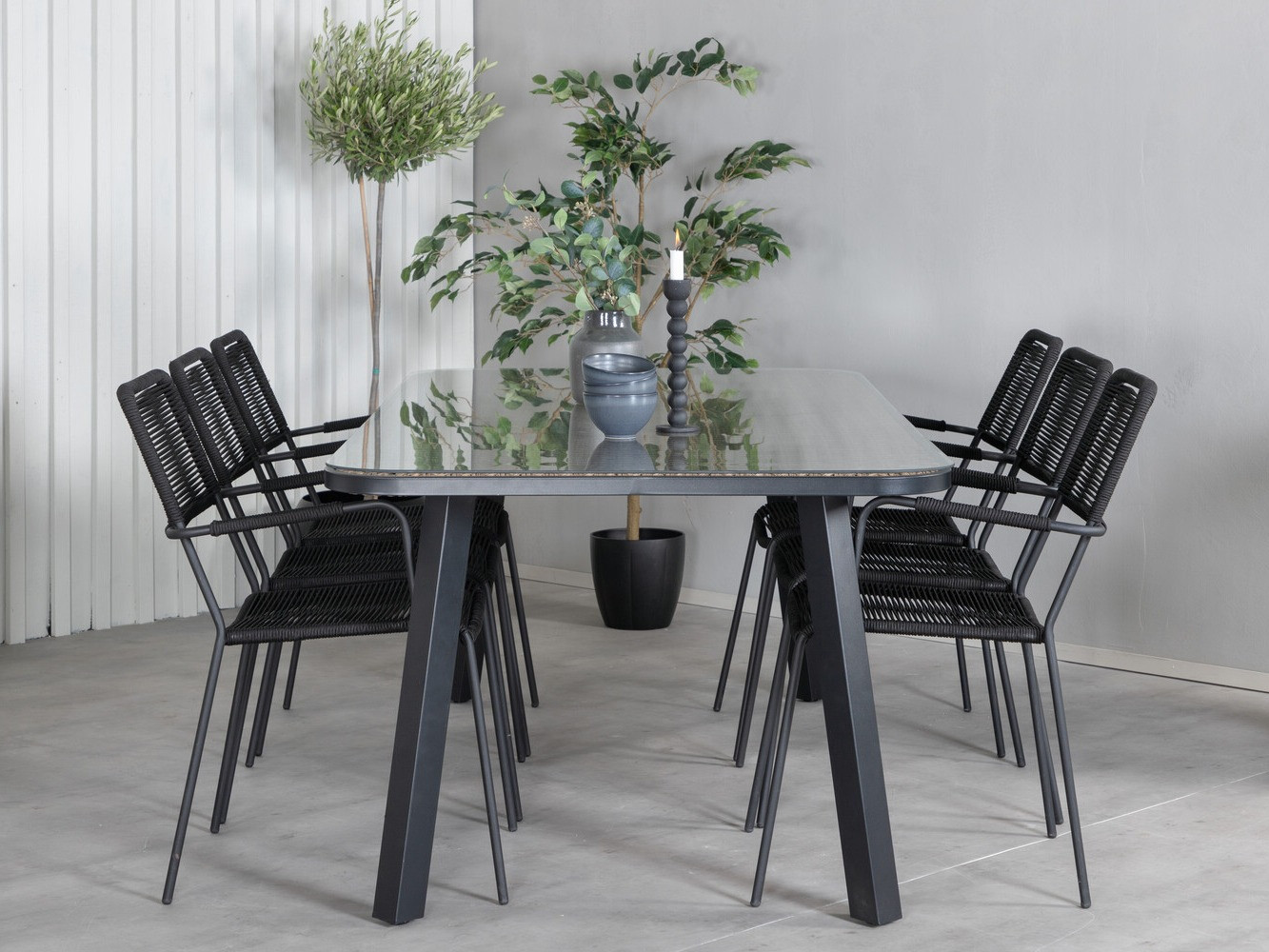 Laua ja toolide komplekt Dallas 2934