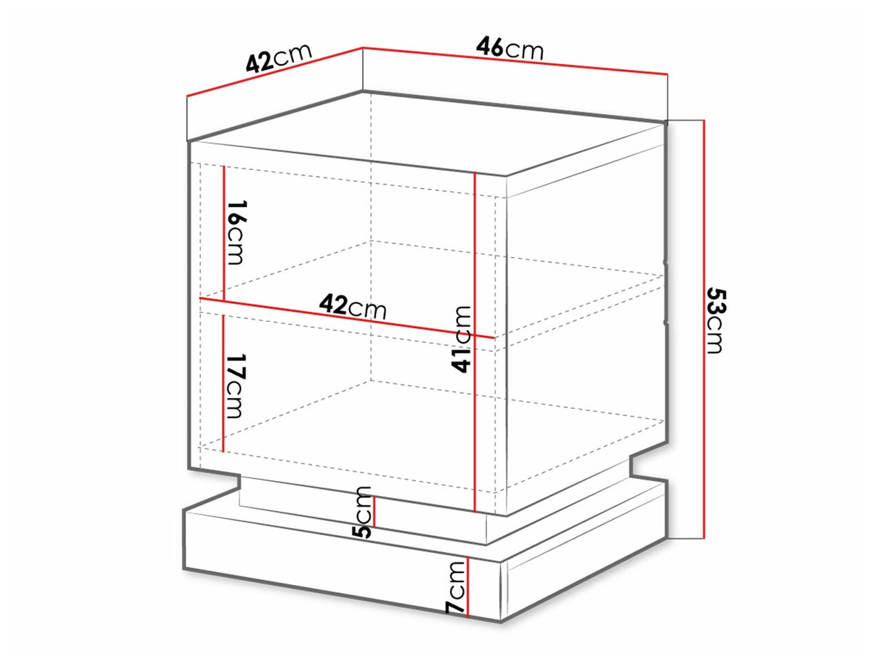 Öökappide komplekt Linar (Valge + Läikiv valge)