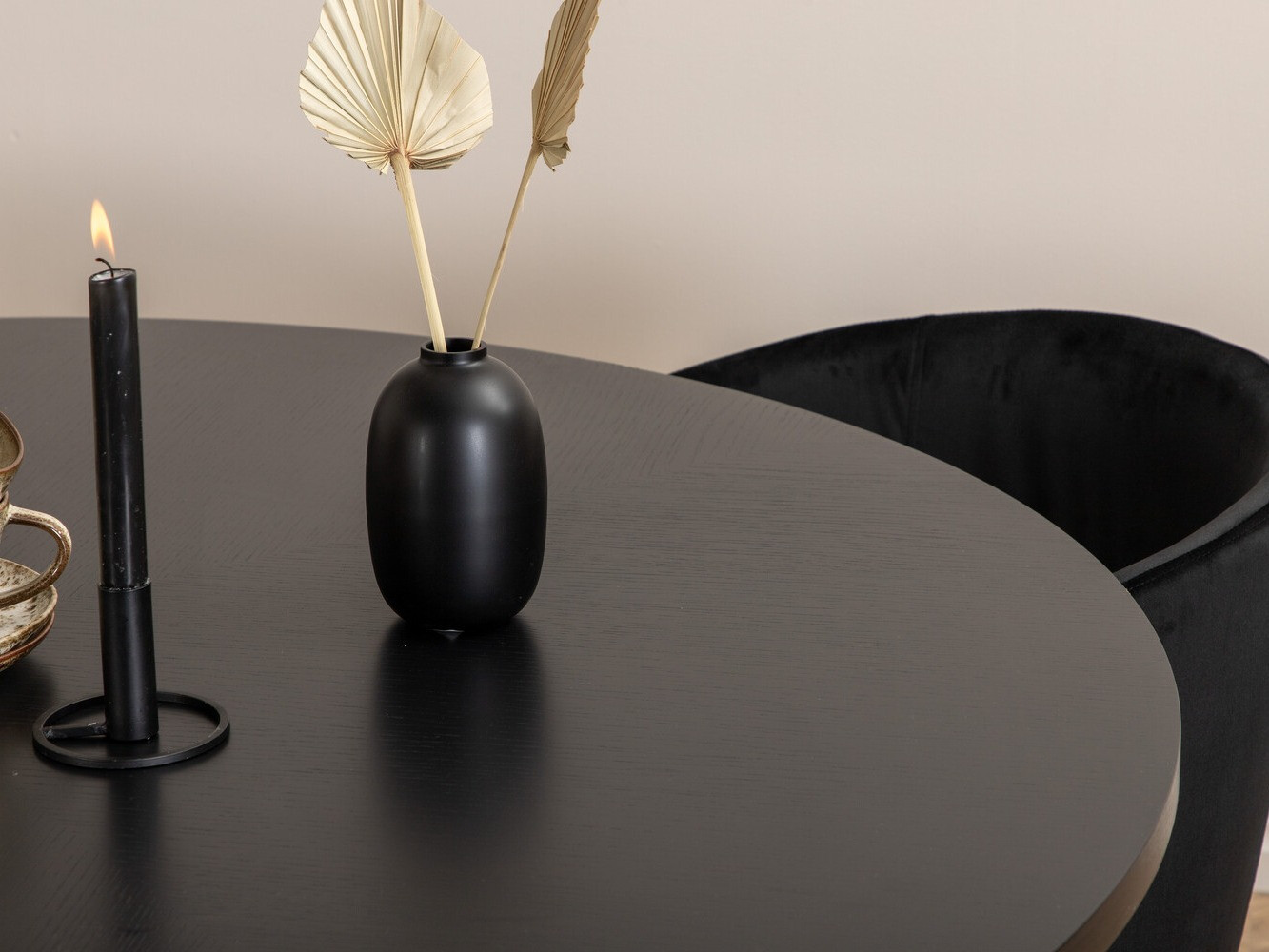 Söögitoakomplekt Dallas 2381 (Must)