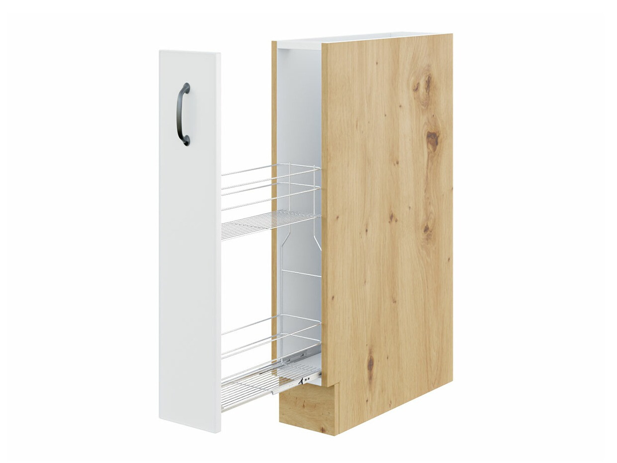 Moodulkapp väljatõmmatava korviga Retro White 101