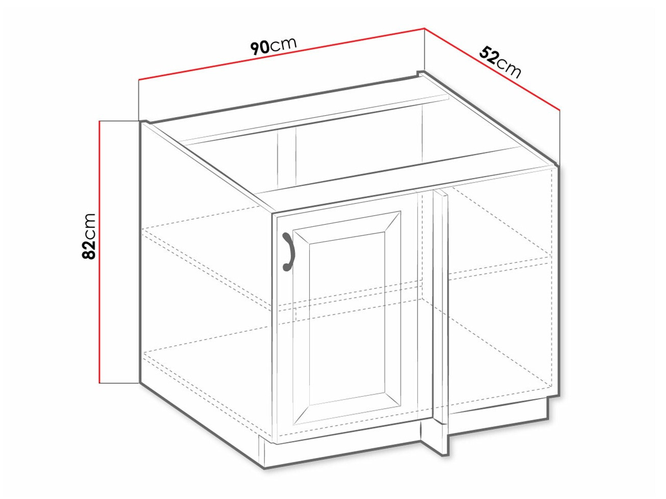 Ustega moodulkapp Retro Grey 100