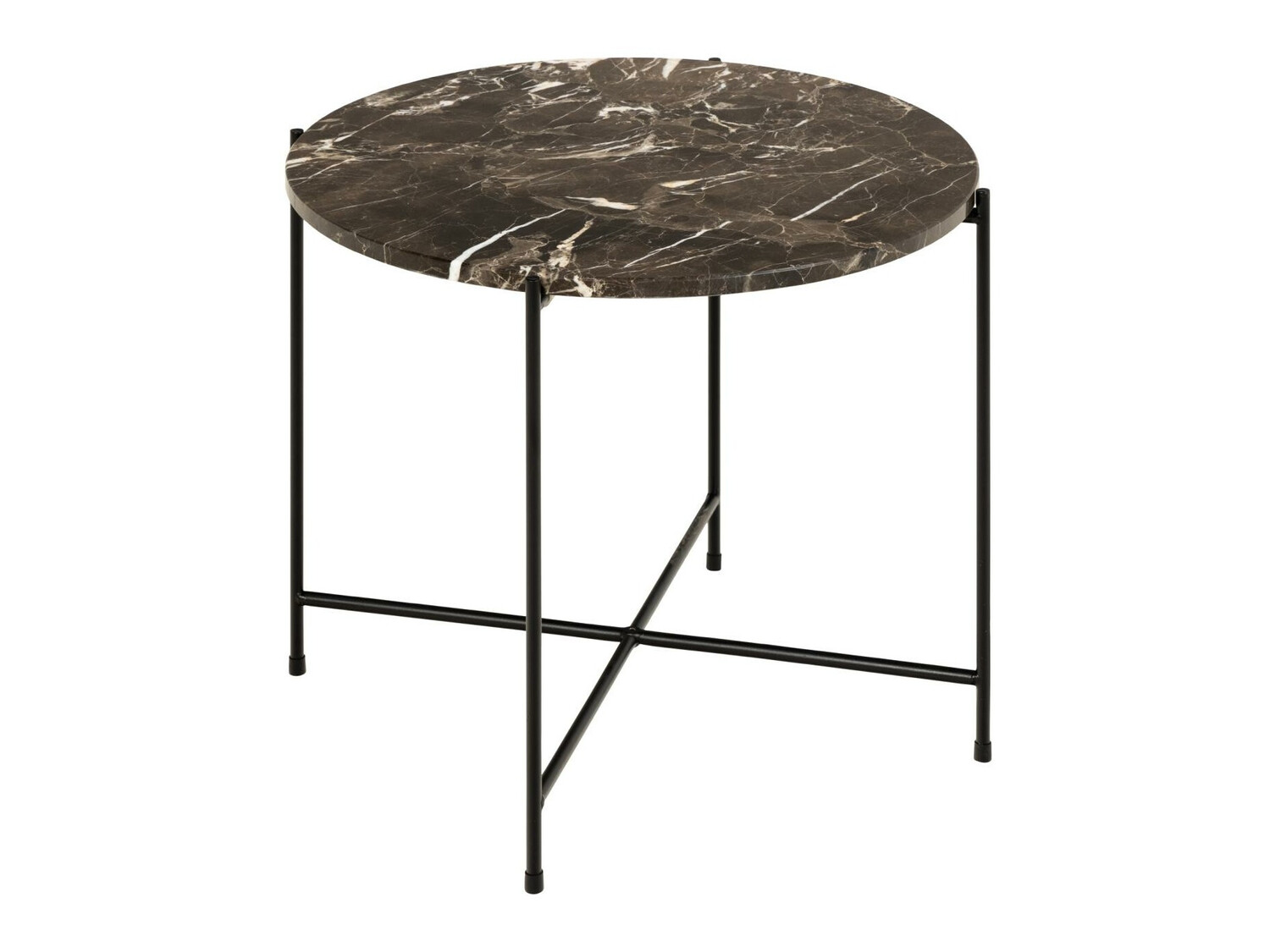 Külglaud Norsica 608 (Pruun marmor + Must)