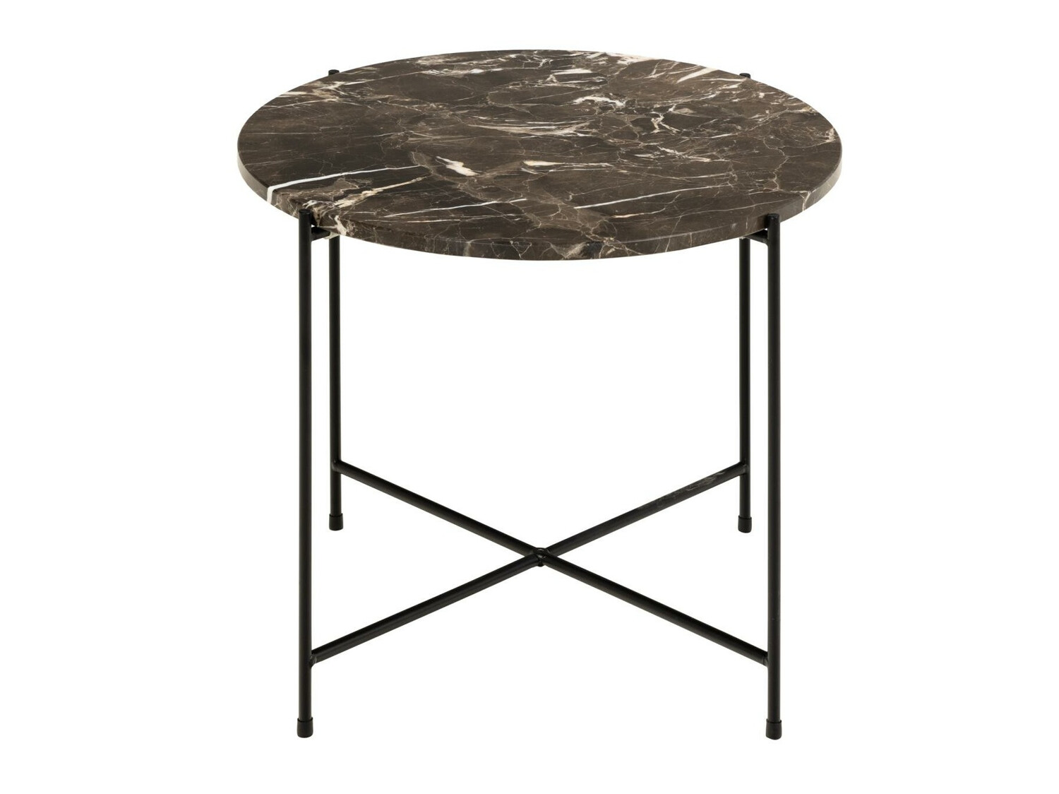 Külglaud Norsica 608 (Pruun marmor + Must)