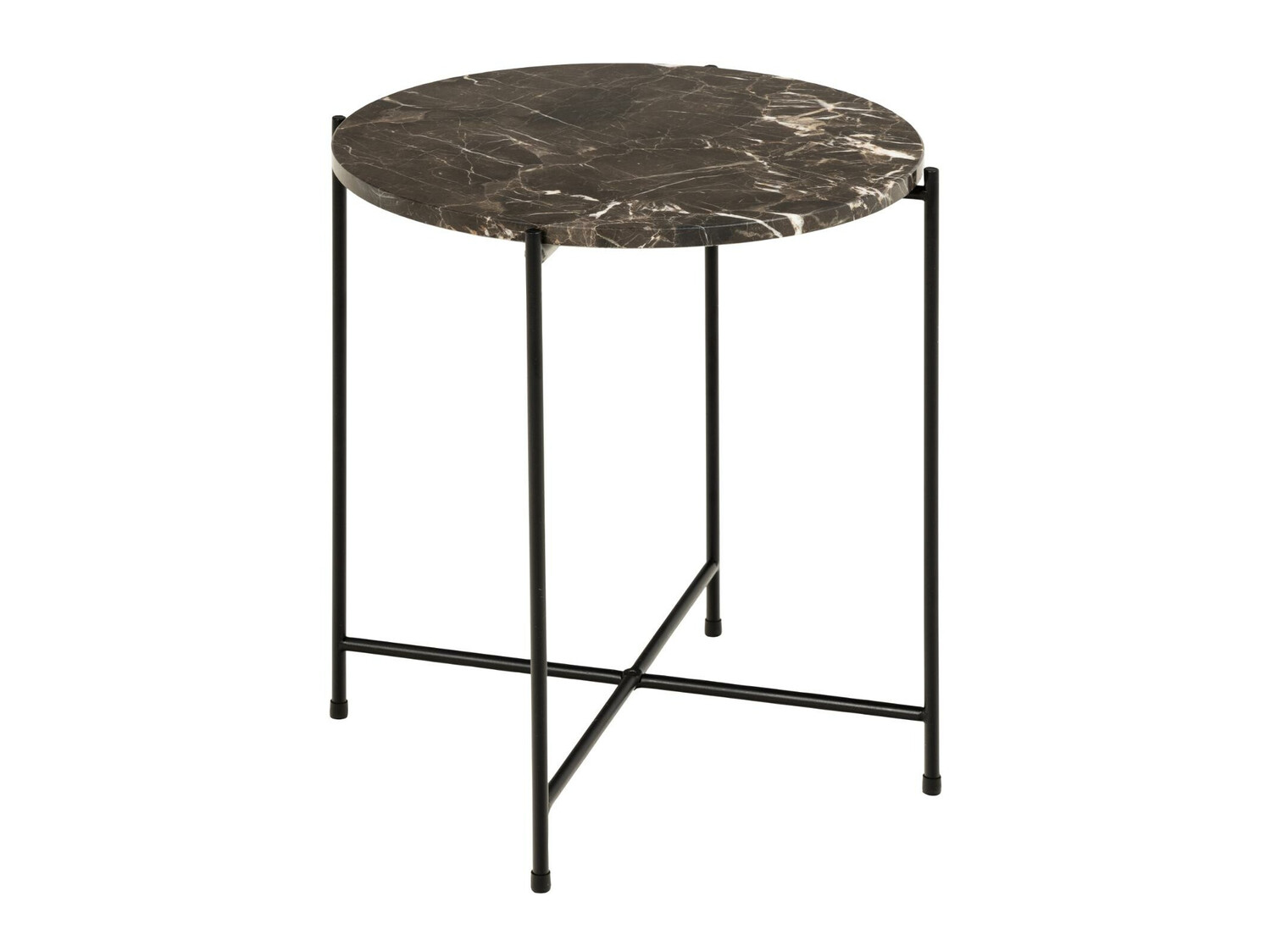 Külglaud Norsica 609 (Pruun marmor + Must)