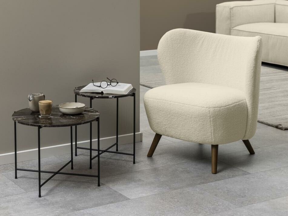 Külglaud Norsica 609 (Pruun marmor + Must)