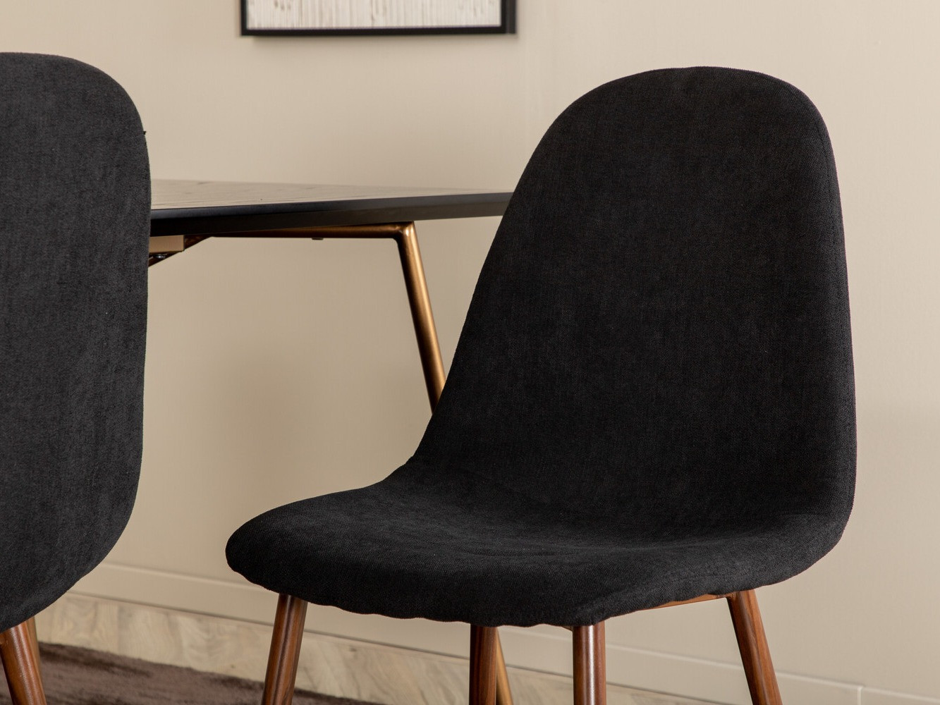 Söögitoakomplekt Dallas 2713 (Must + Pähkel)