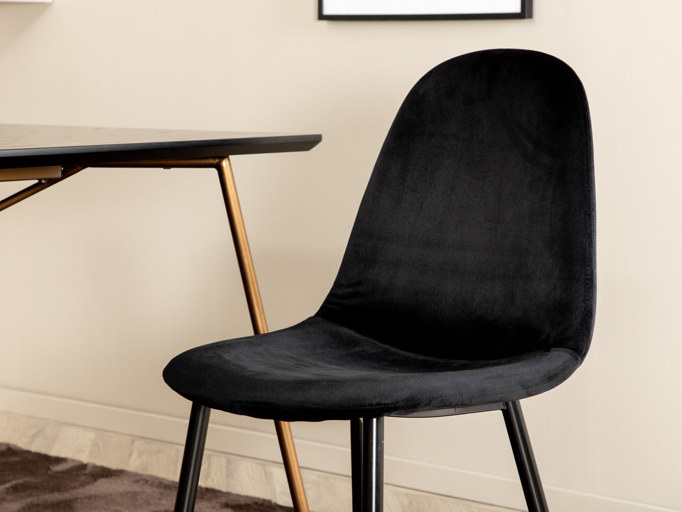 Söögitoakomplekt Dallas 2713 (Must)