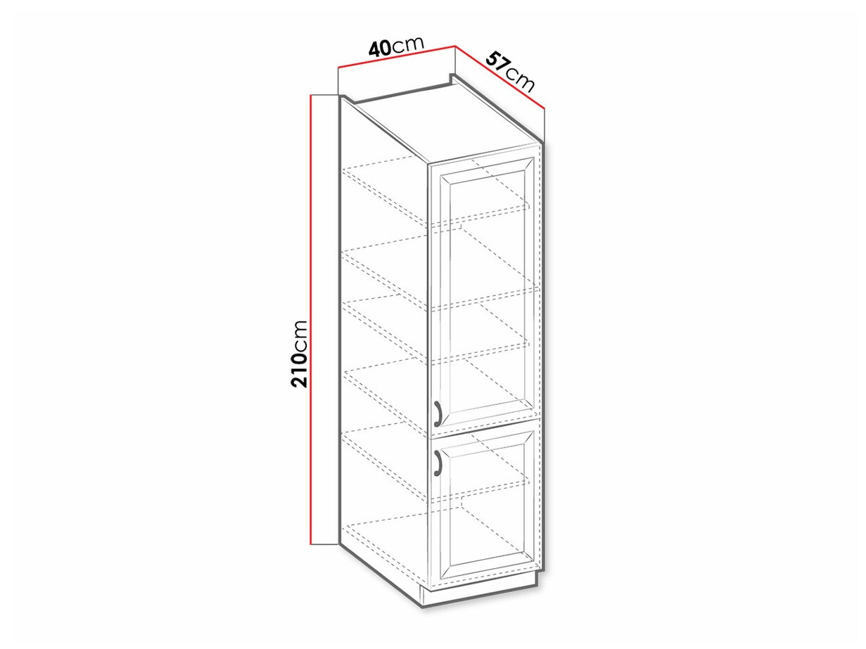 Ustega moodulkapp Retro White 104