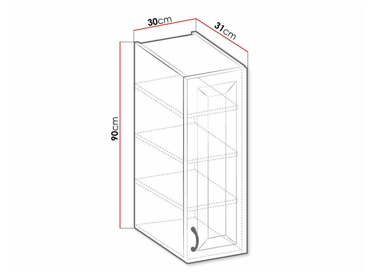 Moodul seinakapp Retro White 124