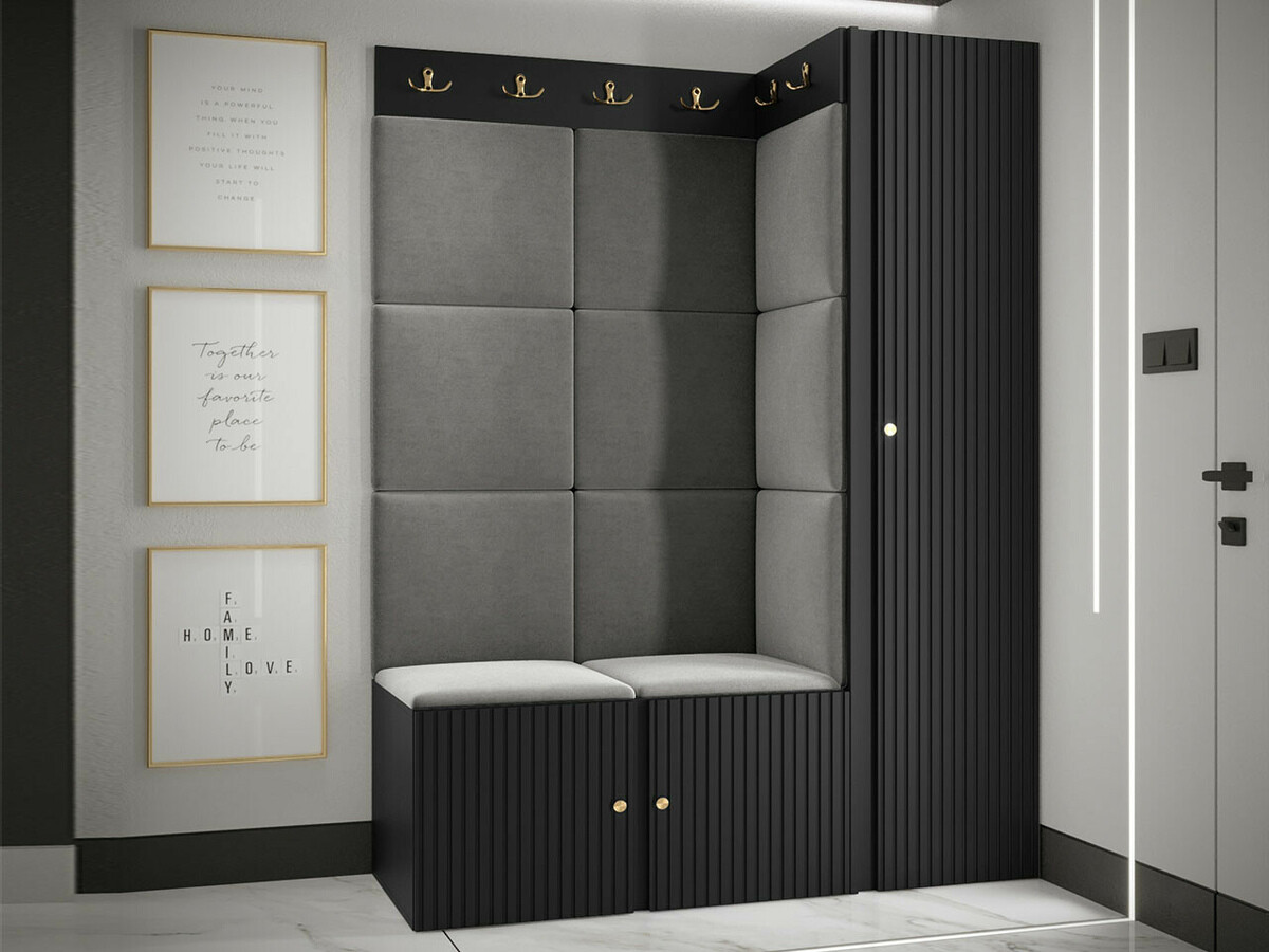 Riidekapp Hartford 393 (Must)