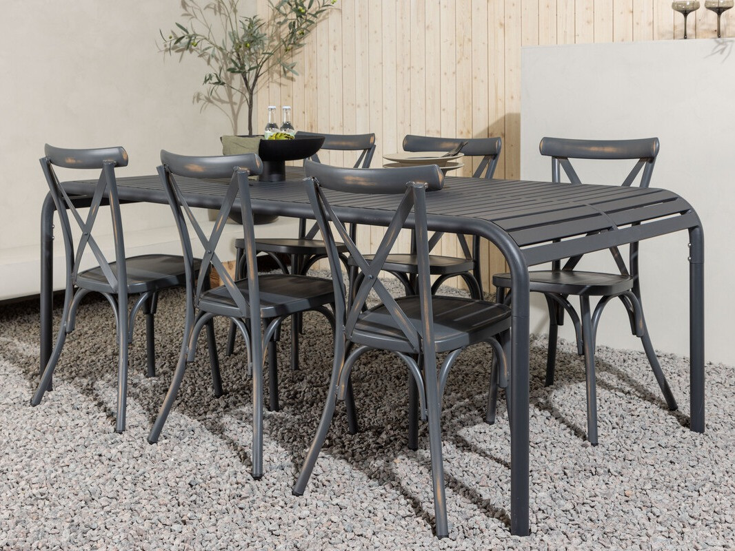 Laua ja toolide komplekt Dallas 3544