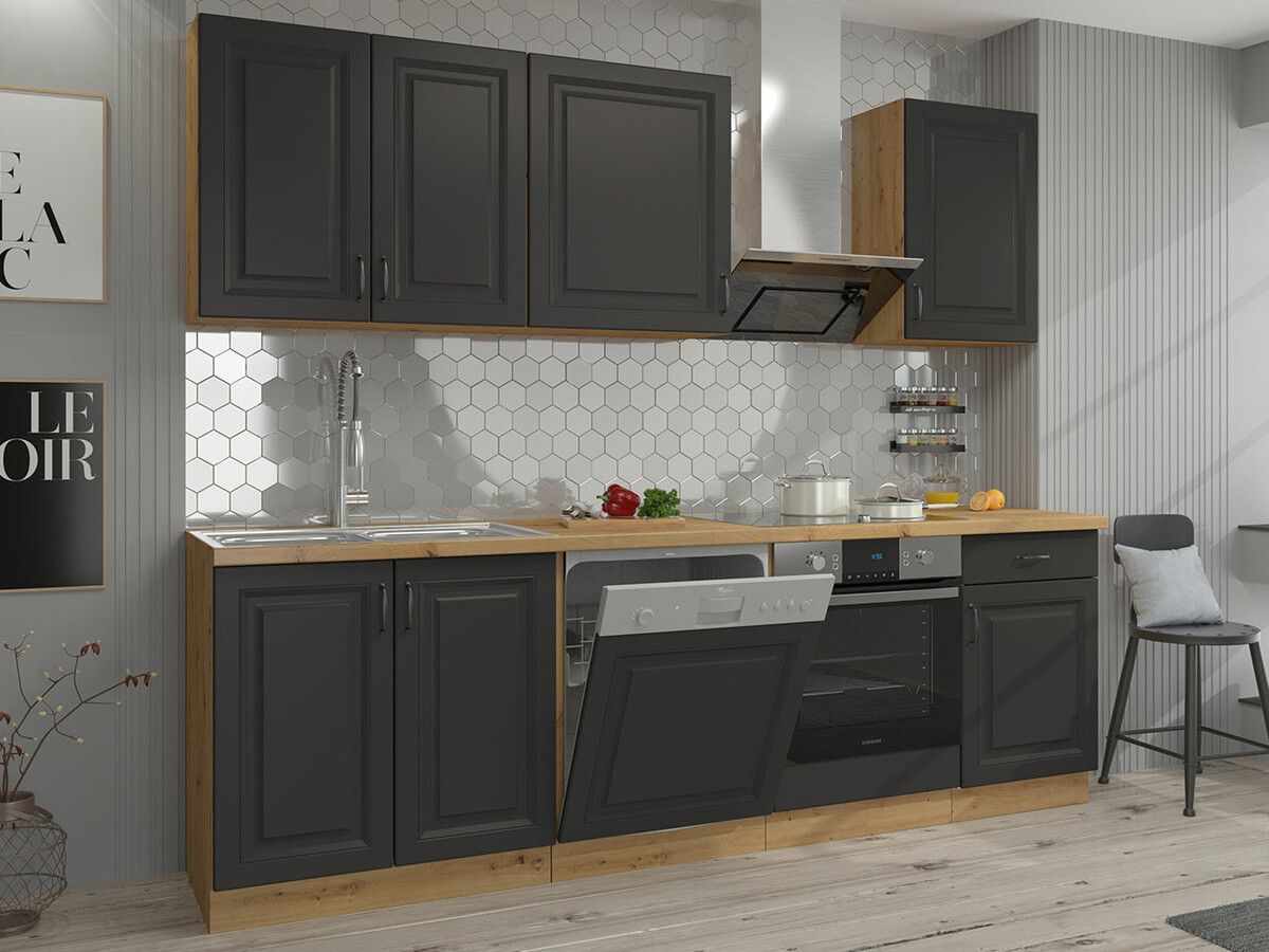 Moodul köögikomplekt Retro Grey 150