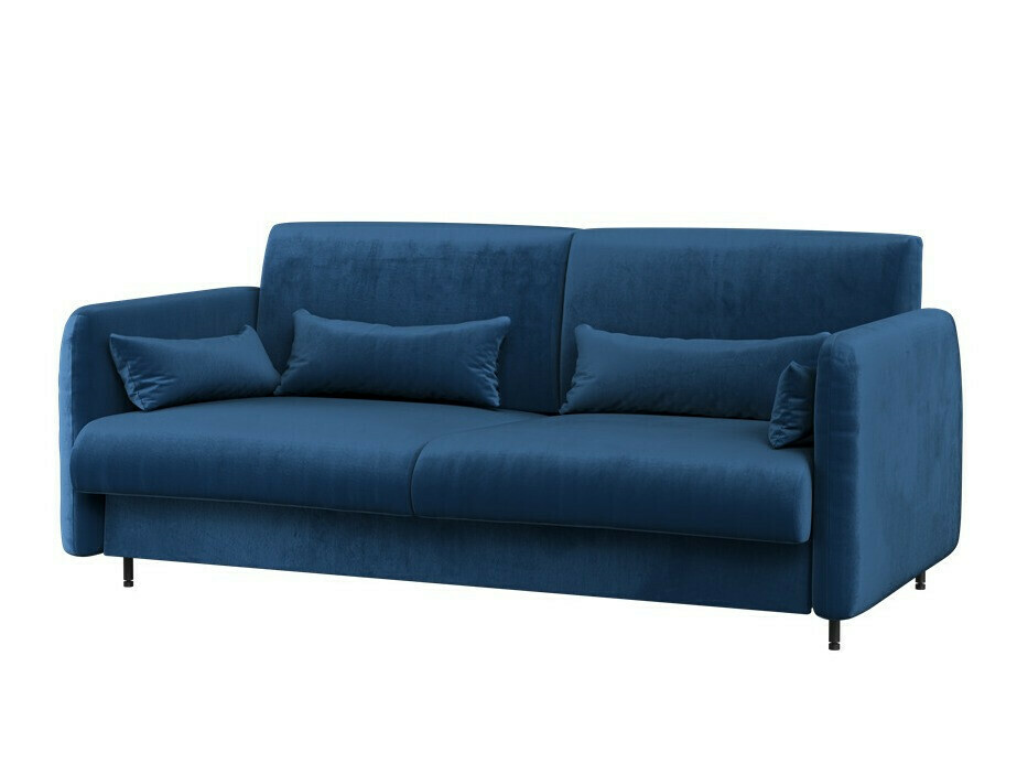 Mööblikomplekt Concept Pro Lenart Levfere 139 (Läikiv valge + Valge + Sinine)