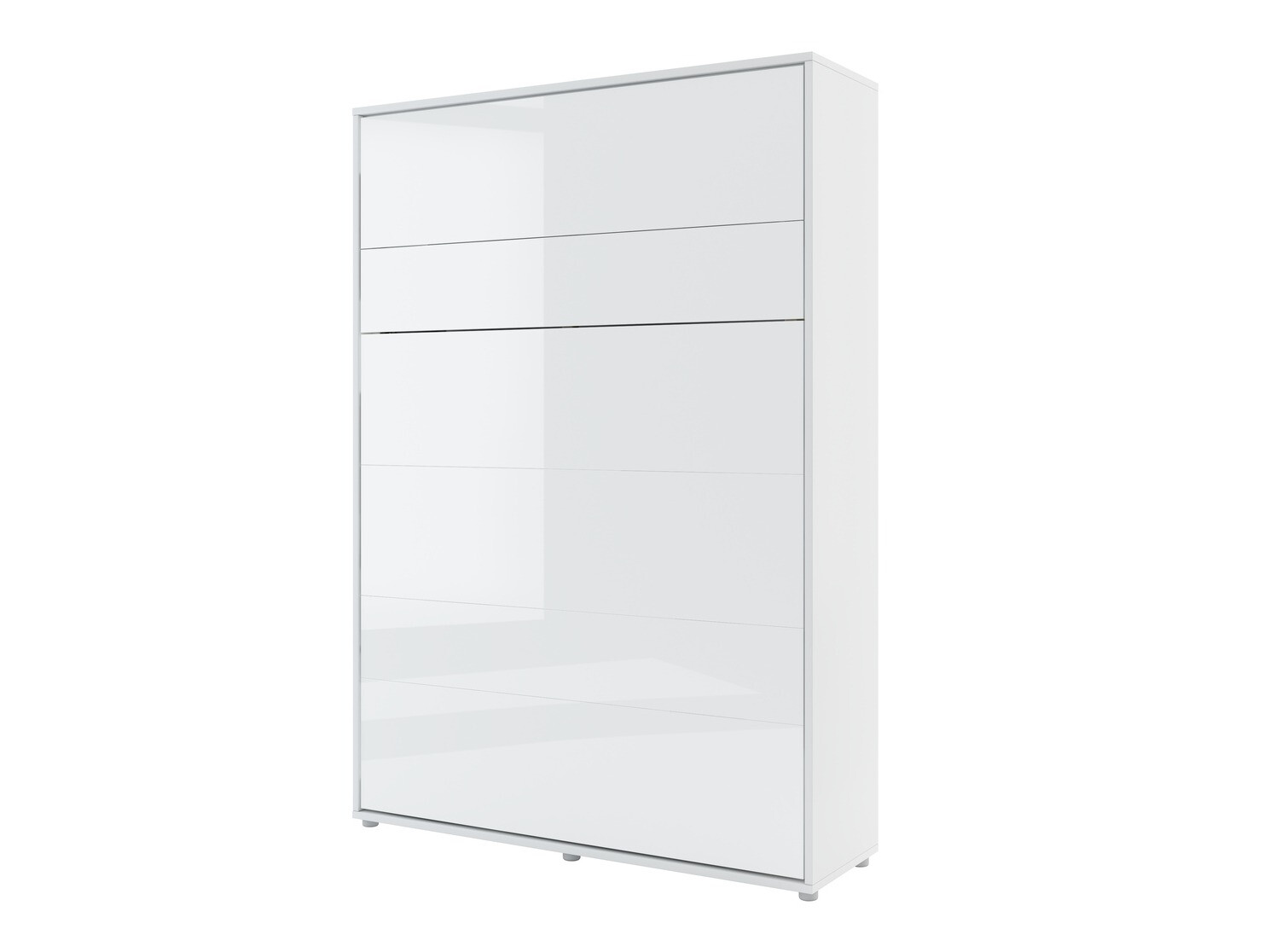 Mööblikomplekt Concept Pro Lenart Levfere 139 (Läikiv valge + Valge + Sinine)